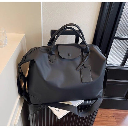 Women's Yoga Fitness Bag Short Trip Travel Bag Waterproof Soft Large Capacity