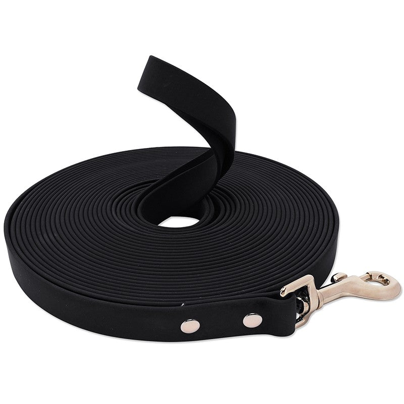 Guia de Cachorro Impermeável Longa de PVC Coleira Fácil de Limpar para Cães Pequenos, Médios, Grandes, Grandes, para Caminhada e Adestramento, 3m 5m 10m 15m