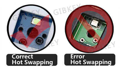 Switch Gateron White Yellow Silver Pro 2.0 V2 3 pin RGB linear Tátil Vermelho Marrom para teclado mecânico hot-swappable