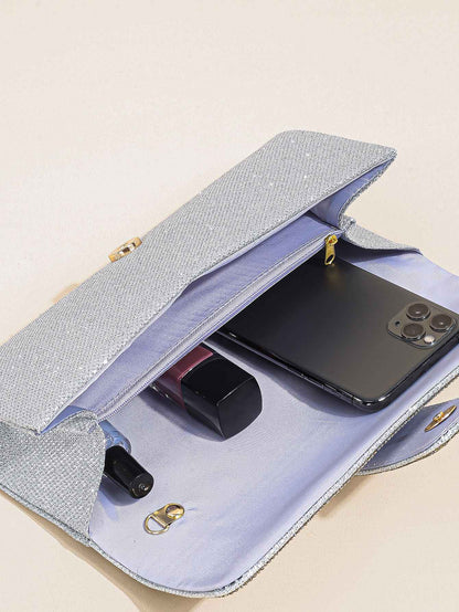 Luxury Glitter Evening Handbag, Rhinestone Evening Bag, Elegant Shiny Banquet Purse