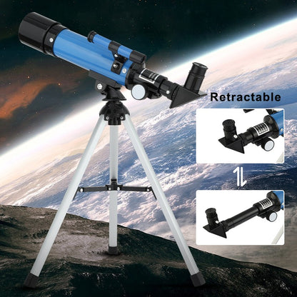 Telescópio astronômico F36050 com grande abertura, alta definição e alta ampliação para observação da lua e das estrelas