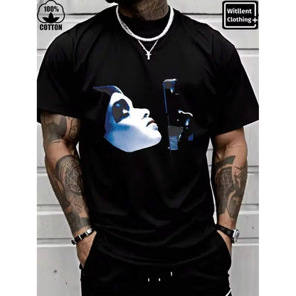 Witllent 100% Cotton Dead Presidents Movie T-Shirt, Christmas 220g Heavy Cotton T-Shirt(1 PC)