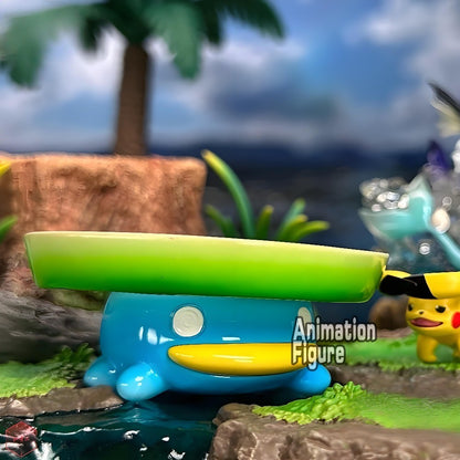 Bonecos de Ação de 3-5cm de Anime Pokémon Lotad, Brinquedos Colecionáveis de PVC, Modelo para Crianças de Presente