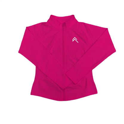 Oner Active Women's Comprehensive Training Jacket Yoga Jacket Gym Jacket Long Sleeve Zipper Tight Plastic Waistband Daily Jacket