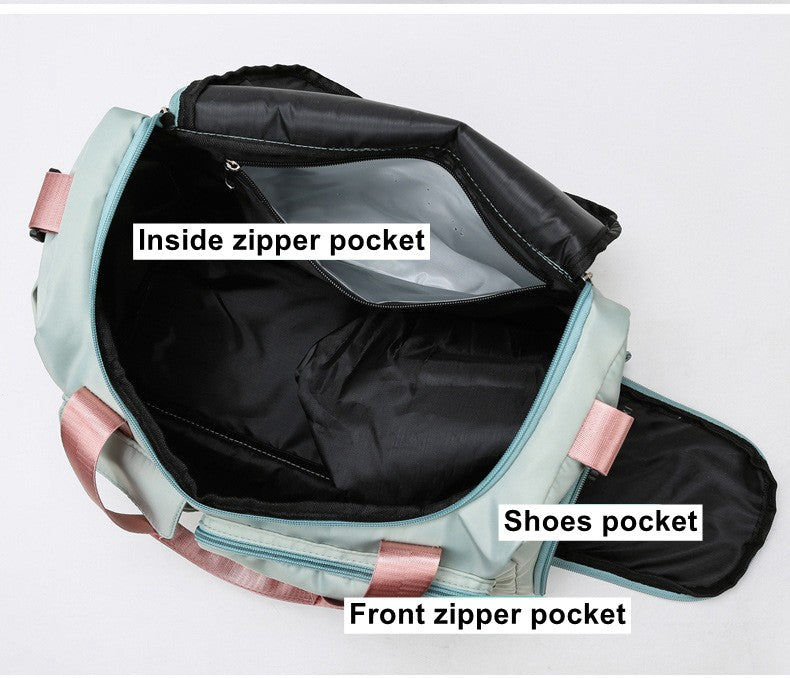 Womne's Travel Bags Handbags Gym Shoulder Bags Oxford Fitness Camping Trekking Bags Hiking Waterproof Outdoor Crossbody Bag