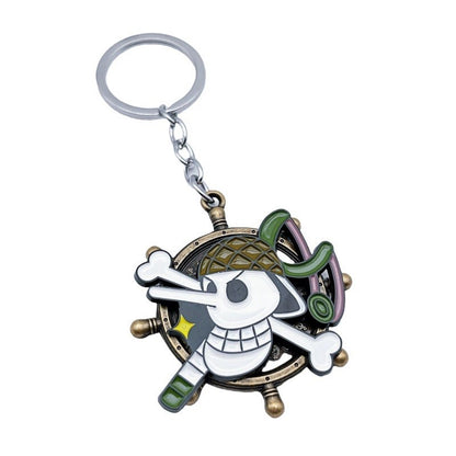Chaveiros de mochila de anime de One Piece Luffy, Chopper, Zoro, Nami, Sanji, pingentes de chaveiro decorativos de personagens de desenho animado