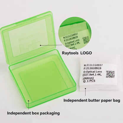 Original Raytools Lens 27.9x4.1 4kw 37x7 Laser Protective Windows 24.9x1.5 30x5  Fiber Laser Lense Raytools 211LCG0037 LCG0078E