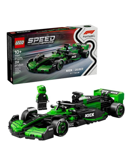 Lego Speed 77242 Ferrari SF24 Red Bull Racing RB20 Mercedes AMGF1 KICK Sauber Racing Blocos de Montar Brinquedos para Meninos e Meninas