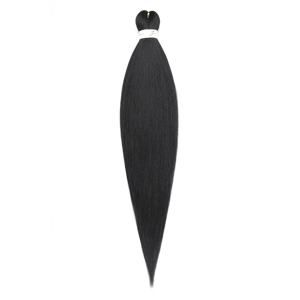 Cabelo Sintético Trançado Pré-esticado Profissional Sem Coceira Fibra Que Sela Em Água Quente 30'' Ombre Textura Yaki Extensões de Cabelo para Trança
