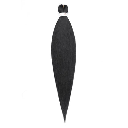 Cabelo Sintético Trançado Pré-esticado Profissional Sem Coceira Fibra Que Sela Em Água Quente 30'' Ombre Textura Yaki Extensões de Cabelo para Trança