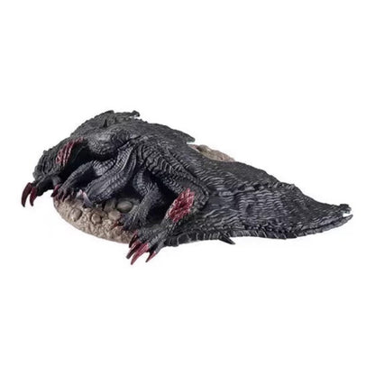 Brinquedos Gashapon Originais Bandai Monster Hunter Capture Team 2 Anime Bonecos Rathalos Gore Magala Tigrex Decoração de Modelo Presentes