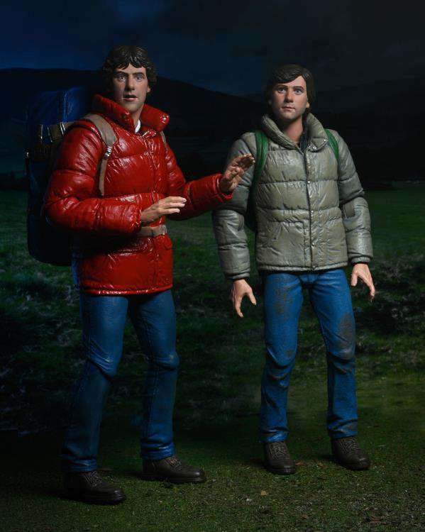 NECA Original 04949 Um Lobisomem Americano em Londres David Jack 2-pack Anime Action Figure Modelo de Boneca Brinquedos Infantis