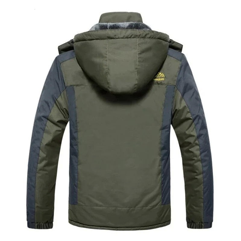 2024 Winter Jacket Men Thick Warm Waterproof Hooded Parka Coat Windbreaker Military Fleece Jacket PlusSize 9XL Jaqueta Masculina