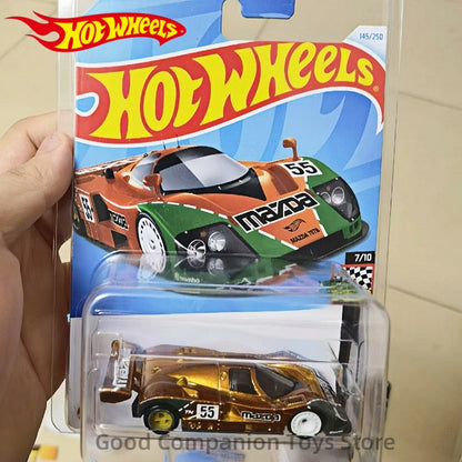 Original Hot Wheels HW Race Day Mazda 787B Super Treasure Hunt Colecionável 1:64 Modelo de Carro de Brinquedo Diecast