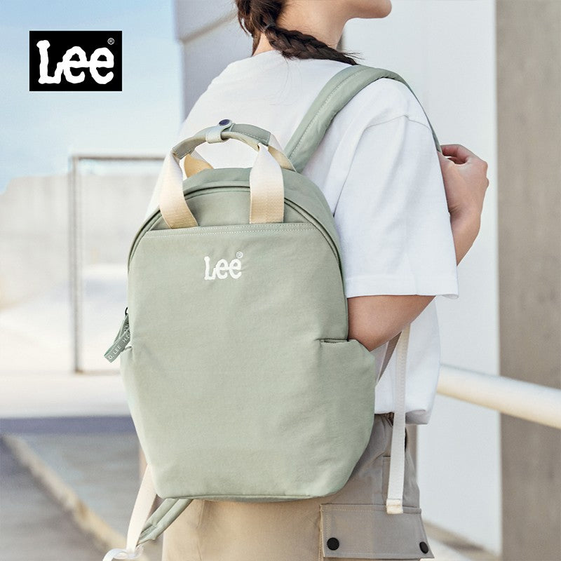 Mochila Feminina LEE Leve Casual para Viagem, Simples, Impermeável, para Deslocamento, Mochila para Notebook, Bolsa Escolar para Estudante Universitária