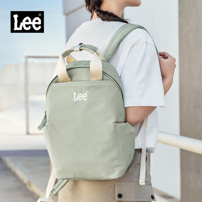 Mochila Feminina LEE Leve Casual para Viagem, Simples, Impermeável, para Deslocamento, Mochila para Notebook, Bolsa Escolar para Estudante Universitária
