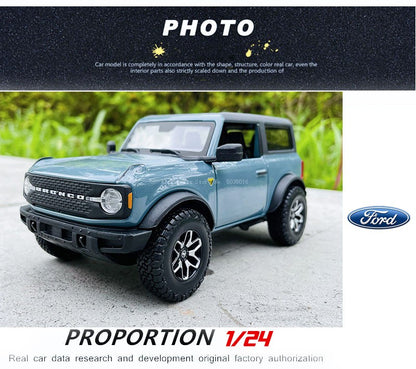 Maisto 1:24 Newly launch 2021 Ford Bronco Badlands alloy car model handicraft decoration collection toy tool gift die-casting