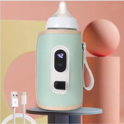 USB Charging Baby Milk Warmer Newborn Portable Bottle Heater Outdoor Travel Accessories Outdoor Portable Breastmilk Warm Bag