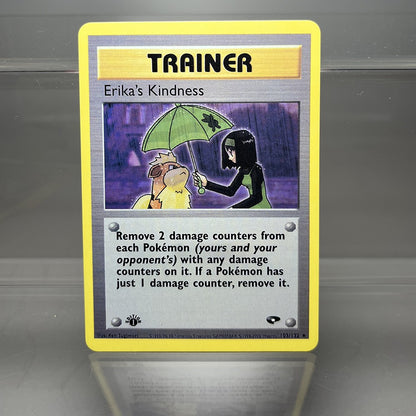 Cartas PROXY PKM Gym-Challenge/Neo-Genesis Lugia Typhlosion Rocket's Mewtwo PTCG Foil Game Collection Cards Game Toys