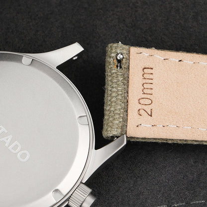 Militado ML1868KF Quartz 3 Dial Watch VK67 Chronograph Movement Luminous Watches Sapphire Glass 100m Water Resistance Wristwatch