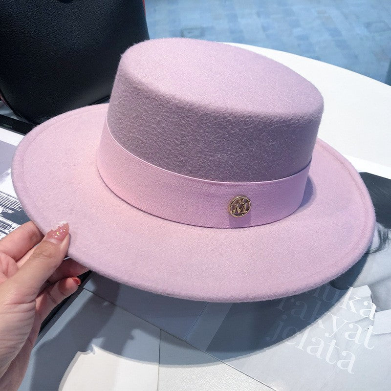 primavera outono moda praia 2025 Chapéu feminino fedora capela elegante Chapéu Panamá masculino fascinator Foto de casamento feltro Bowler novo
