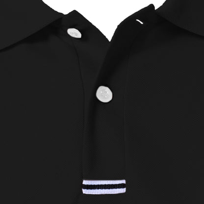 Men's solid color short-sleeved button-down lapel T-shirt casual top