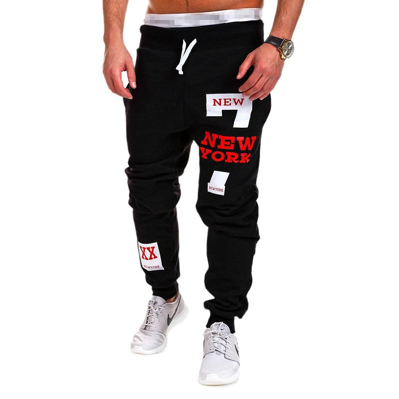 Men's Athletic Shorts Sweat Shorts Capri Pants Drawstring Print Letter Sports Outdoor Weekend Streetwear Stylish Sweatpants Male