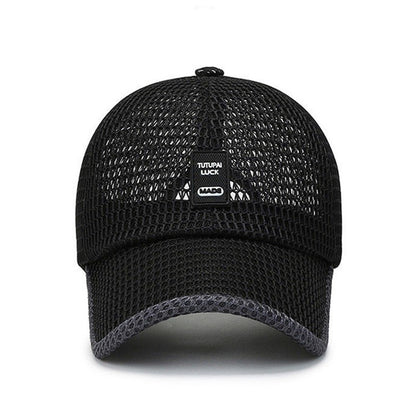 Men Women Outdoor Summer Full Mesh Net Cool Breathable Quick Drying  Sunhat Baseball Cap Anti-UV Tennis Golf Sport Trucker Hats