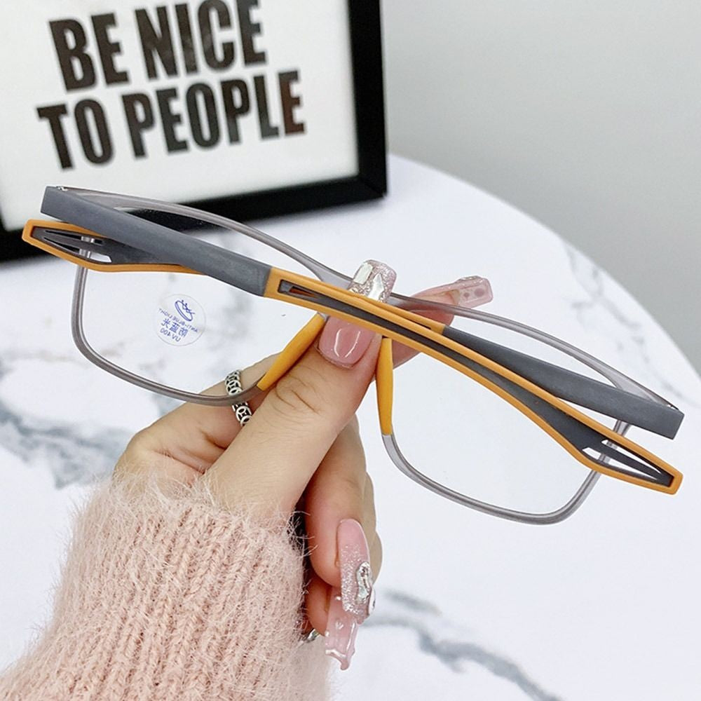 Unisex Ultralight Silicone TR Sports Myopia Glasses Anti Blue Light Men Basketball Anti-Shedding Eyewear Prescription Eyeglasses