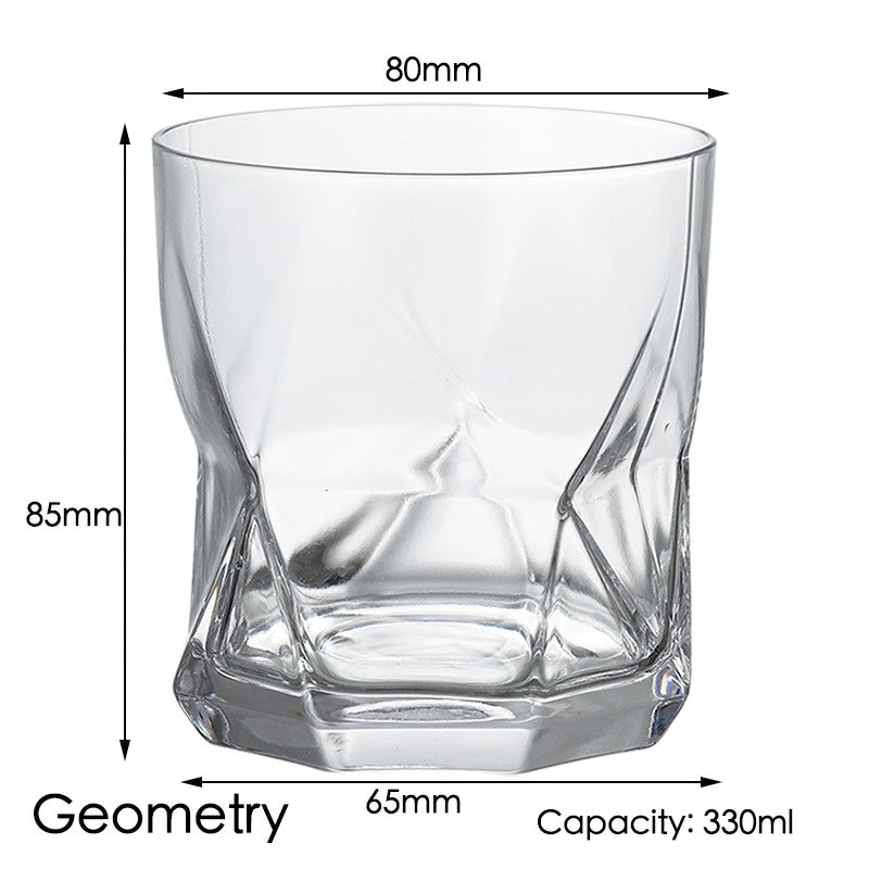 1 Copo de Uísque, Copos Tumbler para Whisky On the Rocks, Vidraria para Coquetéis, Scotch, Bourbon, Gin, Vodca, Conhaque