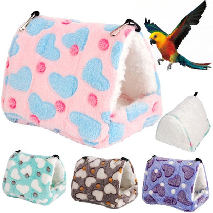 Ninho de Pelúcia para Pássaros, Rede para Papagaios, Decoração de Gaiola, Ninho de Hamster, Acessórios para Pássaros jaulas para pájaros 1 unidade