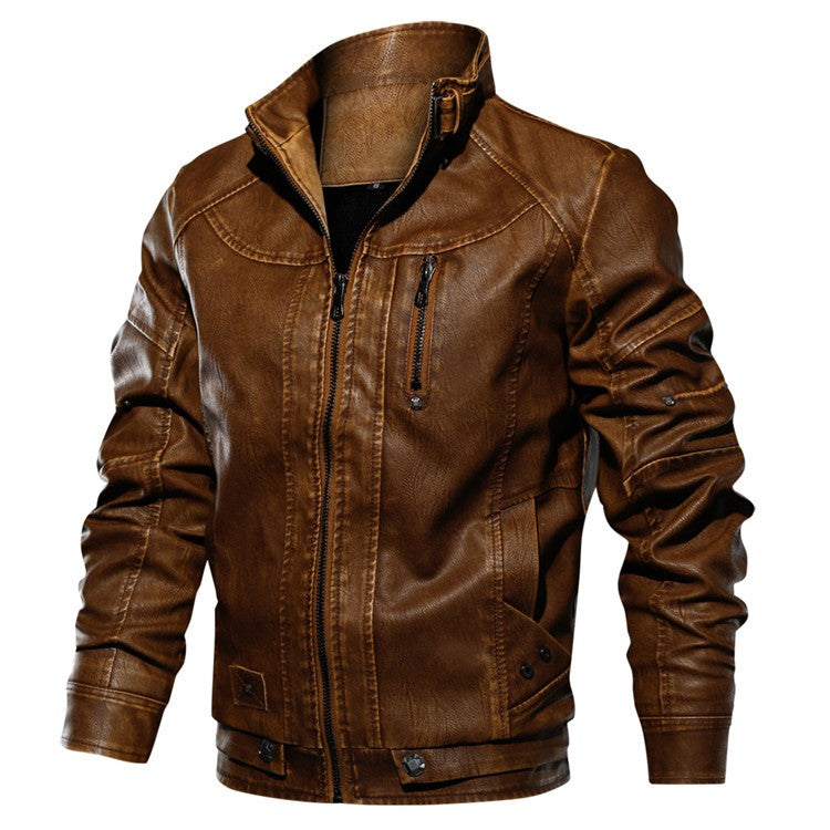 Mens Leather Jackets High Quality Classic Motorcycle Jacket Male Plus faux leather jacket men spring Drop shipping