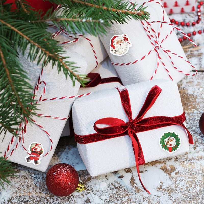 500pcs Christmas Stickers Merry Christmas Party Decoration 2025 Xmas Santa Claus Stickers Navidad Natal New Year Gift 2026