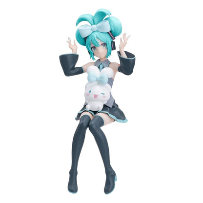 Anim Hatsune Miku Sitting Posture Figure Cat Ear Hatsune Model Desktop Decor Collectible Toy Gift for Fans Japanese Kawaii Otaku