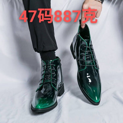 Classic Retro Dress Men's Monk Leather Shoes With Pointed Toe Buckle Business Office Wedding Soft Comfortable Men's Shoes