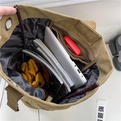 Mochilas de viagem masculinas esportivas de grande capacidade, bolsa de ombro de lona, mochila masculina para caminhada, mochila esportiva masculina, ao ar livre