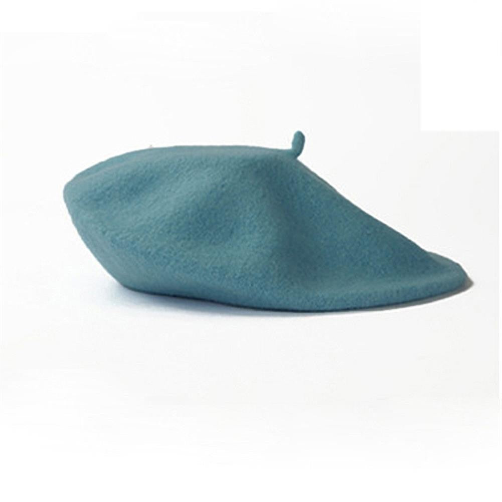 Boina Quente Multicolorida de Lã Grossa Inverno Outono Artista Retrô Francesa Lisa Chapéu de Pintor Para Mulheres Meninas Gorros Quentes Para Caminhada ao Ar Livre