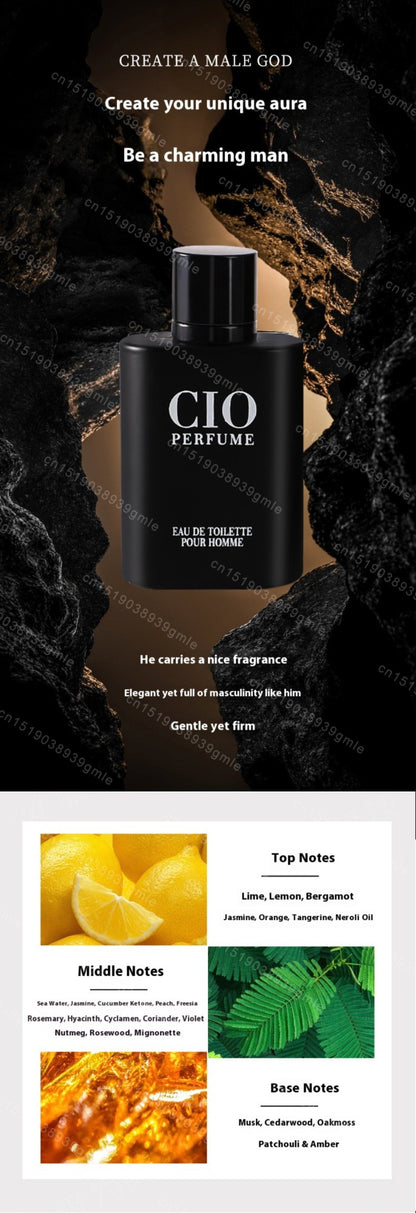 100Ml Brand Men's Cologne Perfume Eau De Parfum Fresh Wood Sandalwood Eau De Toilette Long Lasting Light Genuine Fragrance Scent