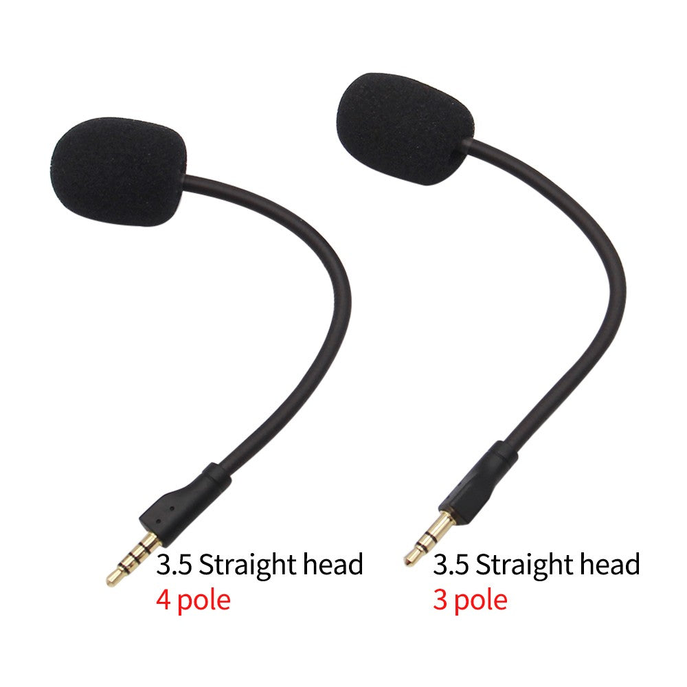 Microfone de substituição de 3,5 mm para fones de ouvido Logitech G Pro X, microfone de fone de ouvido para jogos E-Sports para fones de ouvido Steelseies