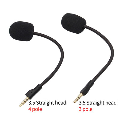 Microfone de substituição de 3,5 mm para fones de ouvido Logitech G Pro X, microfone de fone de ouvido para jogos E-Sports para fones de ouvido Steelseies