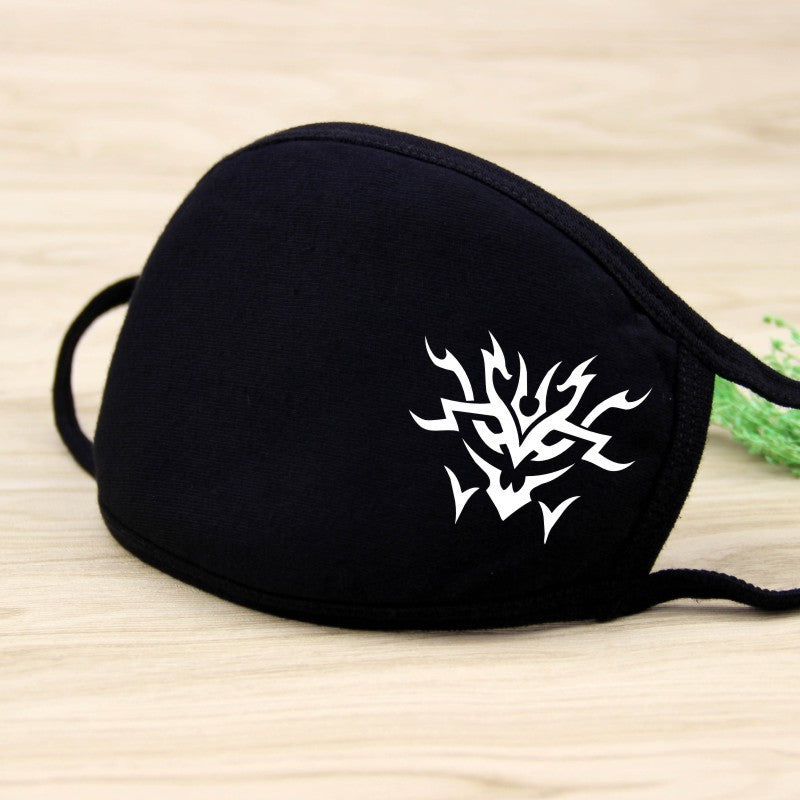 Anti Dust Mouth Mask K/DA KDA Akali Mask Cosplay Akali Assassin Cosplay Face Masks  Cotton Dustproof Warm Mask