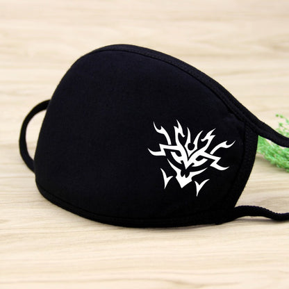 Anti Dust Mouth Mask K/DA KDA Akali Mask Cosplay Akali Assassin Cosplay Face Masks  Cotton Dustproof Warm Mask