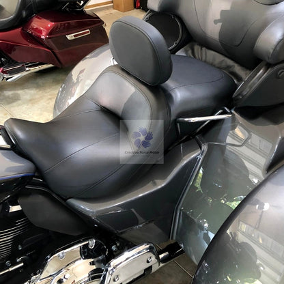 Encosto do Banco Dianteiro do Piloto de Motocicleta Ajustável para Harley Davidson Touring Road King Street Electra Glide 2009-2025