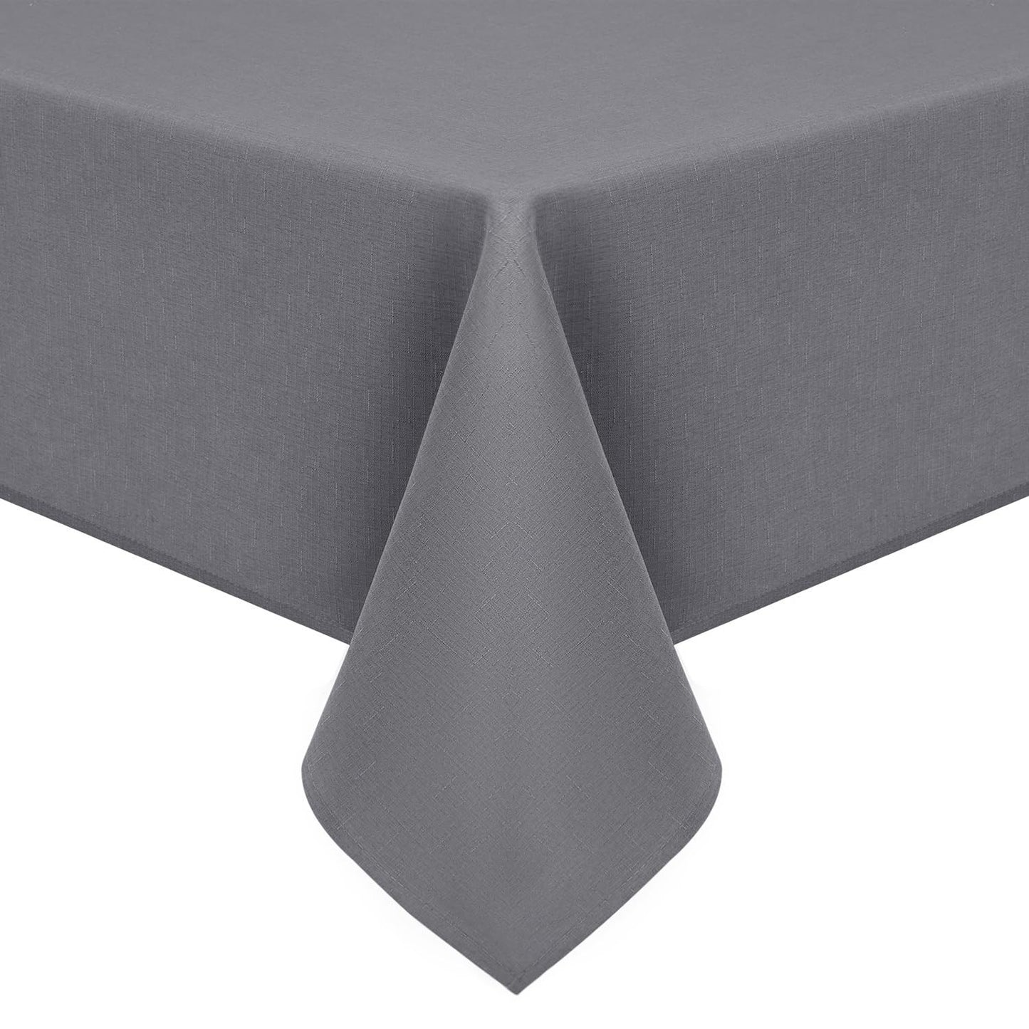 Homaxy Restuarant Rectangle Linen Tablecloths Waterproof Wipeable Fabric Table cloths Kitchen Dining Dirt-Repellent Table Covers