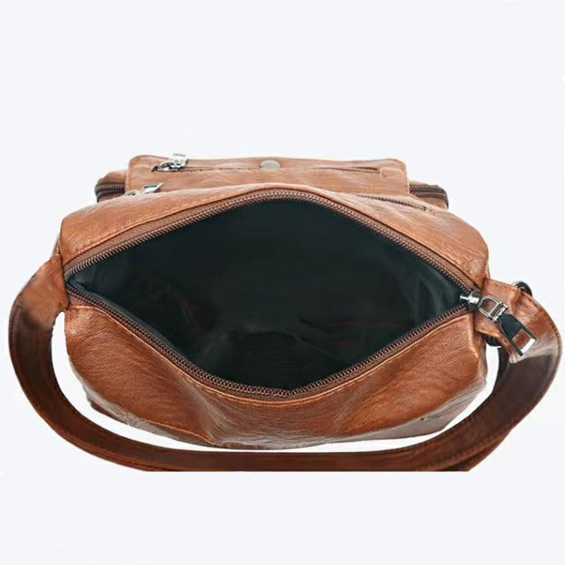 Neutral style rectangular bag for men and women, crossbody bag with large capacity, casual and fashionable single shoulder bag