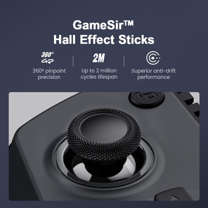 GameSir X5s Wireless Mobile Gaming Controller Bluetooth 2.4GHZ Connection Lightweight Design Hall Effect, No-Drift, App Customization