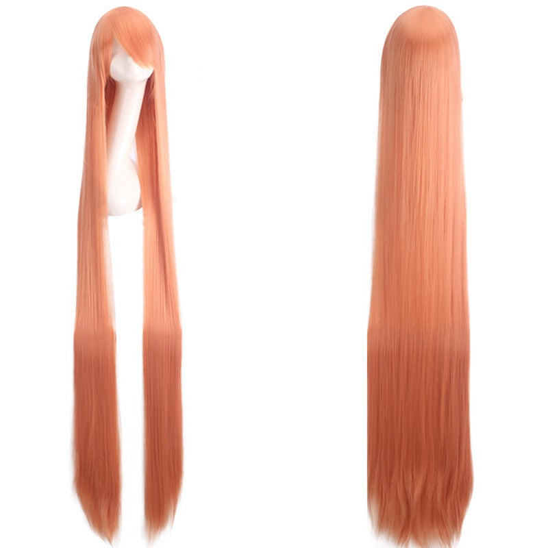cosplay wig, ancient costume, men and women, long straight hair, anime, colored hair Synthetic fiber wig