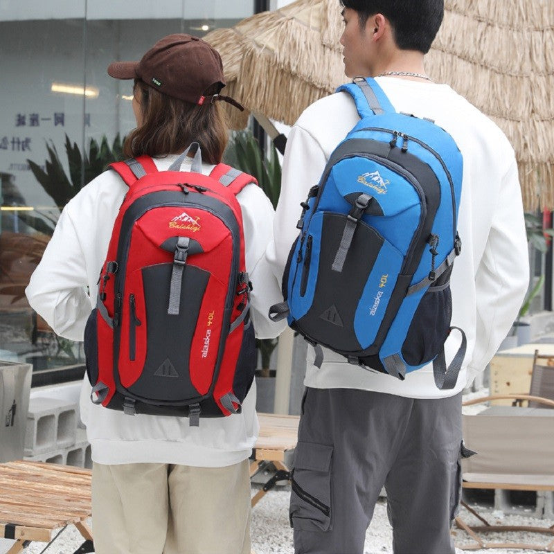 2025 Unisex sport travel backpack large-capacity nylon lightweight outdoor hiking backpack for men and women student schoolbag