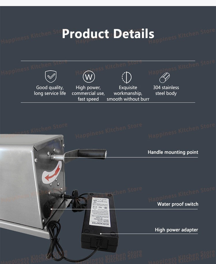 Commercial Spiral Potato Making Machine Potato Twister Automatic Stretch Potato Stick Maker Stainless Steel Food Processor