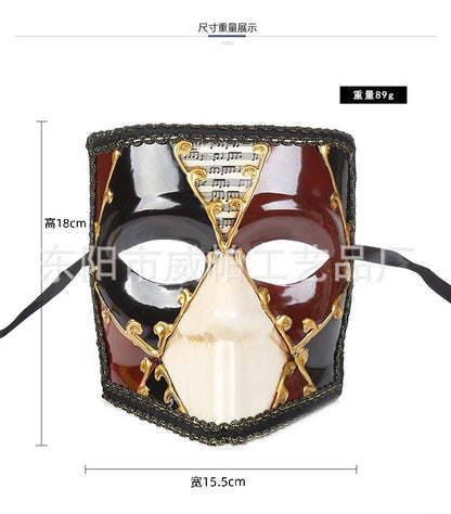 Venezia mask masquerade party adult full face Halloween mask creative new party European and American manufacturers